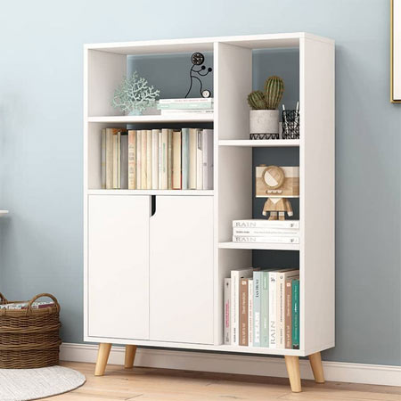 کتابخانه ایستاده ملامینه سه طبقه مدل رویسان r۲۰