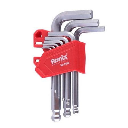 آچار آلن شش گوش رونیکس مدل RH-2033 مجموعه 9 عددی