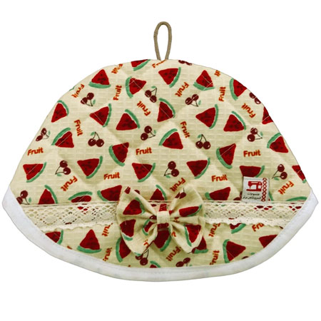 روقوری منسوجات خسروشاهی برتر مدل کلاهی طرح میوه ای