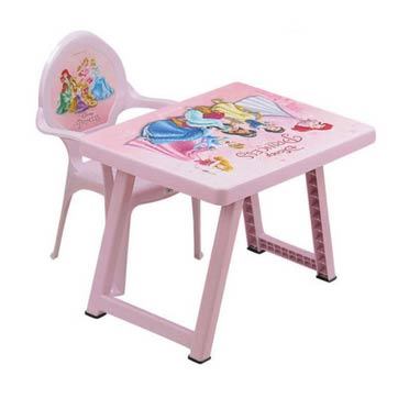 ست میز و صندلی کودک دخترانه رزگلد