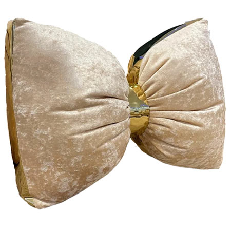 کوسن فانتزی مدل پاپیون سه بعدی سلطنتی جنس مخمل درجه یک ابر و بادی