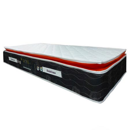 تشک سوپر طبی فنری رویال جنس ژاکارد یک نفره سایز 90x200 سانتی متر