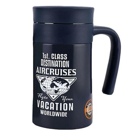 ماگ سفری مدل S4 گنجایش 0.5 لیتر جنس استیل سر پیچی