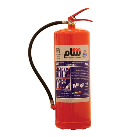 کپسول آتش نشانی سام مدل پودر خشک وزن 6 کیلوگرم