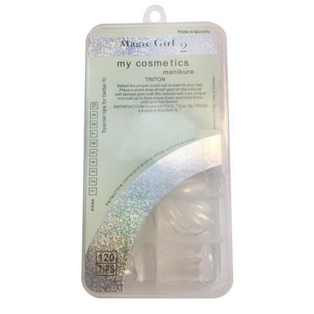 تیپ ناخن مجیک گرل مدل SHNT بسته 120 عددی