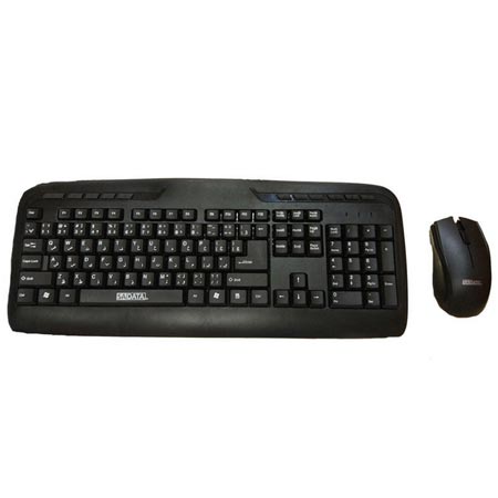 کیبورد و ماوس بی سیم سادیتا مدل SKM-1554WL با حروف فارسی