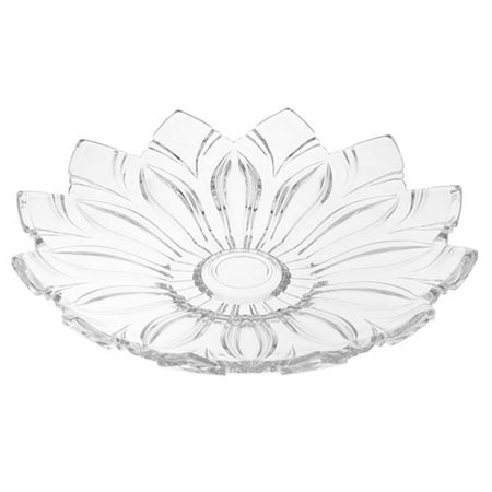 ظرف شیرینی خوری بلوری ساکورا سری ویلا بدون پایه