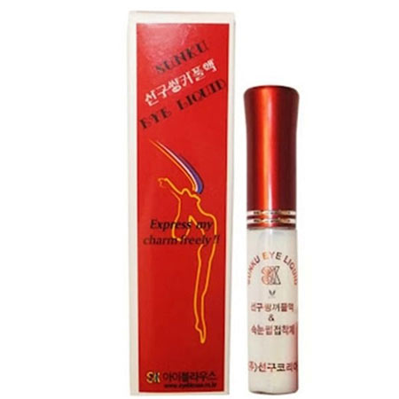 چسب مژه مصنوعی موقت کره ای سانکو بدون رنگ وزن 5 گرم