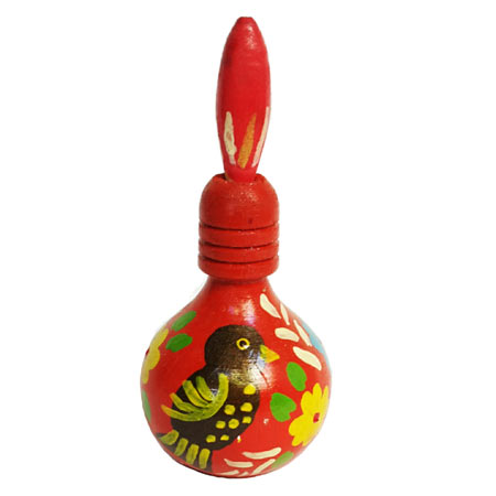 سرمه دان چوبی مدل گل و مرغ