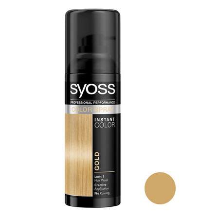 اسپری رنگ مو طلایی سایوس مدل G Instant Color حجم 120 میلی لیتر