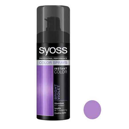 اسپری رنگ مو بنفش روشن سایوس مدل V Instant Color حجم 120 میلی لیتر
