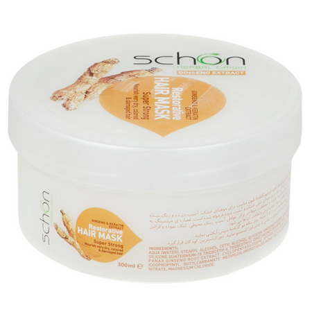 ماسک مو شون با عصاره جنسینگ و کراتین حجم 300 میلی لیتر