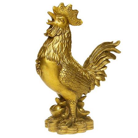 مجسمه برنجی طرح خروس جنگجو کد 1