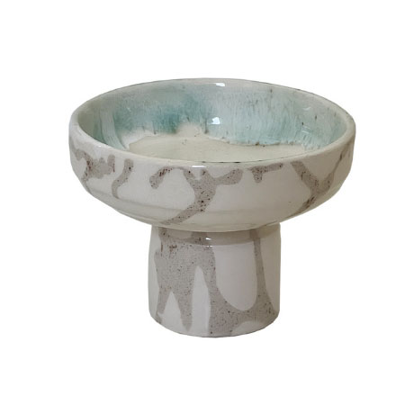 زیتون خوری طرح دریا مدل پایه دار جنس سرامیکی