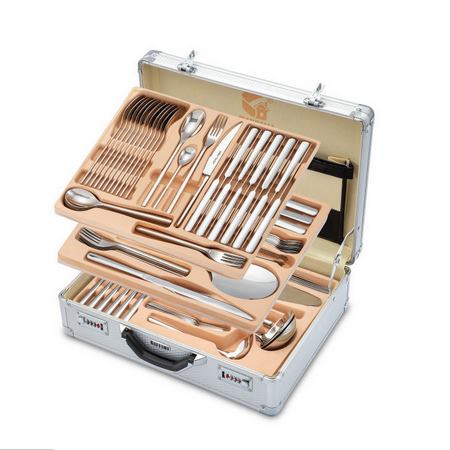 سرویس قاشق و چنگال 146 پارچه جی فی نی مدل 139M سوپر لاکچری