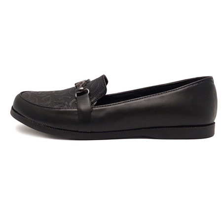 کفش کالج زنانه سون کالکشن جنس چرم مصنوعی با زیره تخت