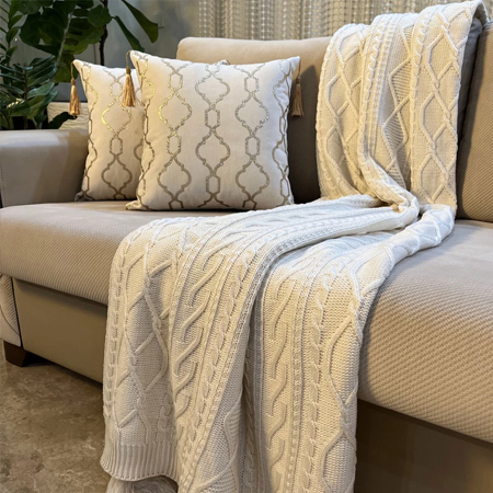 شال مبل و تخت مدل دیانا سایز 174×144 سانتی متر