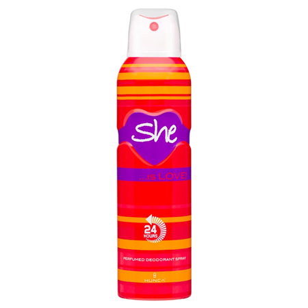 اسپری ضد تعریق زنانه شی مدل Love حجم 150 میلی لیتر