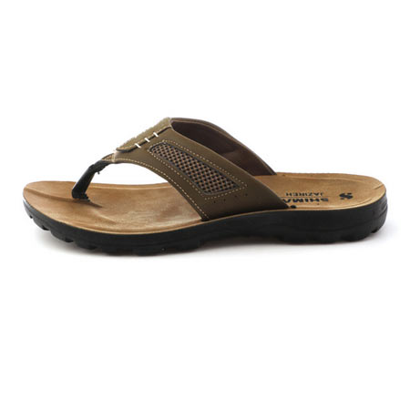 دمپایی لاانگشتی مردانه کفش شیما مدل Jazire Olive