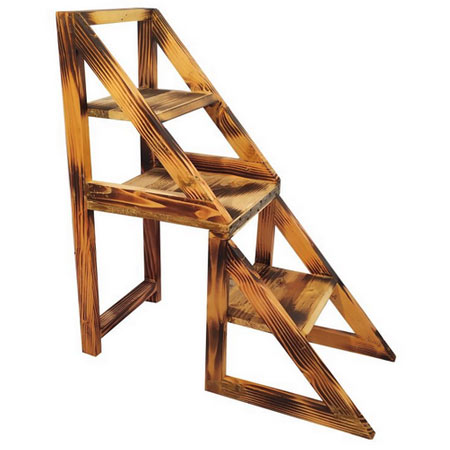 صندلی نردبان شو چوبی مدل SN01