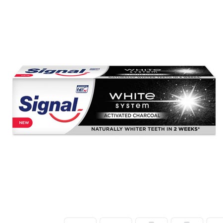خمیر دندان سیگنال مدل زغالی سفید کننده حجم 75 میلی لیتر