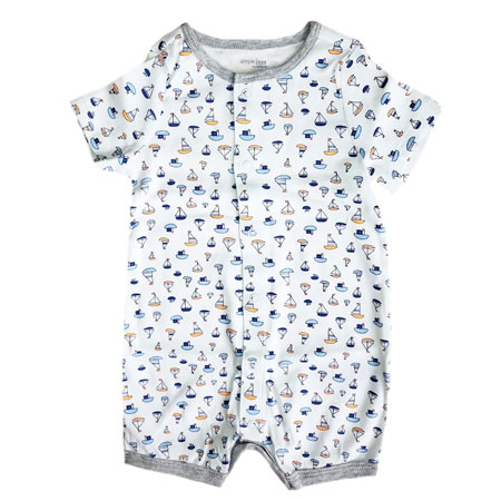 رامپر نوزادی آستین کوتاه سیمپل جویز بای کارترز نخی طرح دار