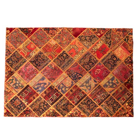 کلاژ فرش دستباف چهار متری ساده کارپت کد 10040112