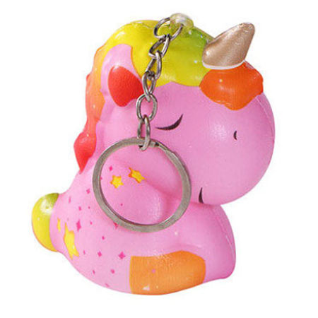 اسکویشی مدل یونیکورن نشسته طرح جا کلیدی