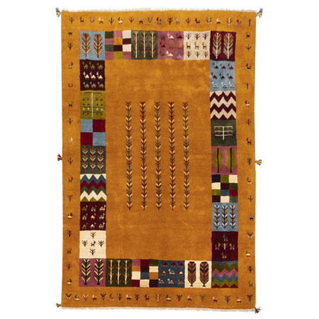 گبه دستباف پشمی شش متری سی پرشیا وزن ۳۶ کیلوگرم