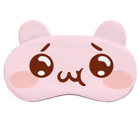 چشم بند خواب مدل فانتزی طرح گربه انیمه دارای کمپرس گرم و سرد