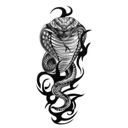 برچسب تتو موقت طرح مار افعی