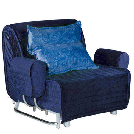 مبل تخت خواب شو یک نفره مدل آلما با پارچه دو لایه