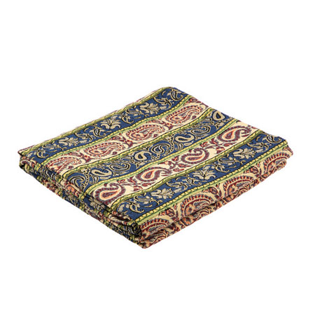 روفرشی نرم بافت مدل ترکمن بافت ژاکارد جنس پلی استر