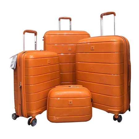 چمدان سونادا مجموعه 4 عددی جنس پلی پروپیلن انعطاف پذیر