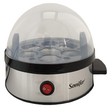 تخم مرغ پز مدل سونیفر با ظرفیت 7 عدد تخم مرغ و توان 350 وات