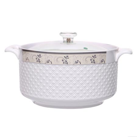 سوپ خوری جنس سرامیک با سطح گود سفید رنگ