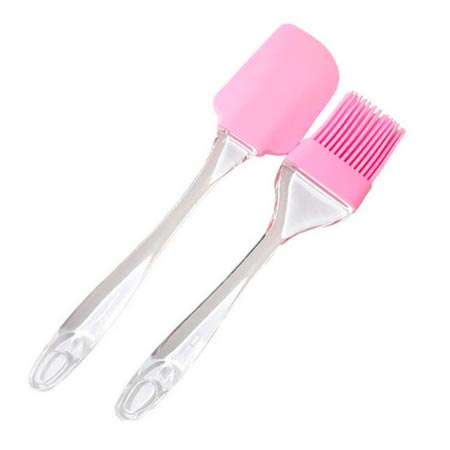 لیسک و قلمو سایز بزرگ سیلیکونی با دسته پلاستیکی