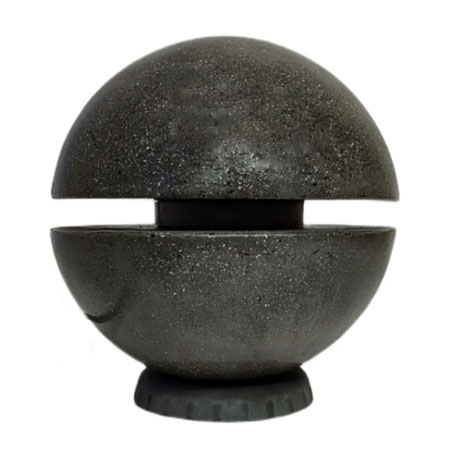 چراغ رومیزی مدل کروی با جنس سنگ مصنوعی