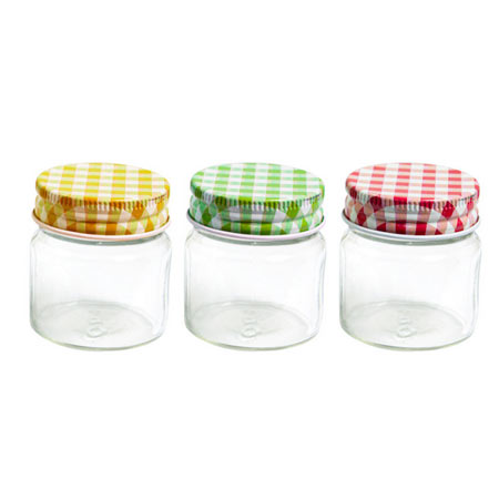 ست جای ادویه 3 پارچه شیشه پیچی برند زیبا مدل موژان