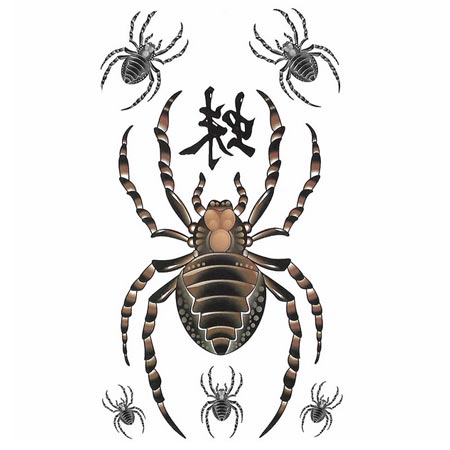 تتو موقت طرح عنکبوت