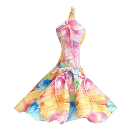 استند جواهرات مدل مانکن طرح گلهای بهاری