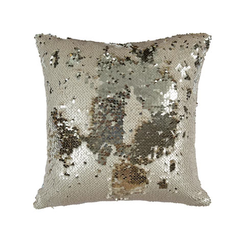 کوسن مبل مربعی دل پولکی پر شده با ویسکوز