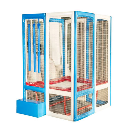 ترامپولین مربعی حفاظ دار مدل bs101