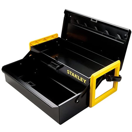 جعبه ابزار استنلی جنس فولاد کروم مدل Metal