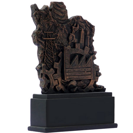 تندیس نقشه ایران یادمان صنعت جنس پلی استر