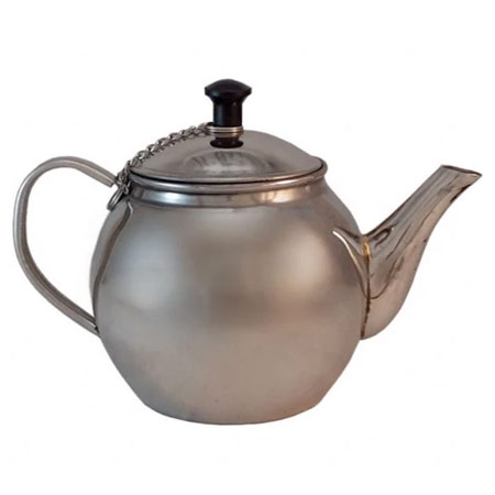 قوری مدل استیل خمره ای ظرفیت یک لیتری