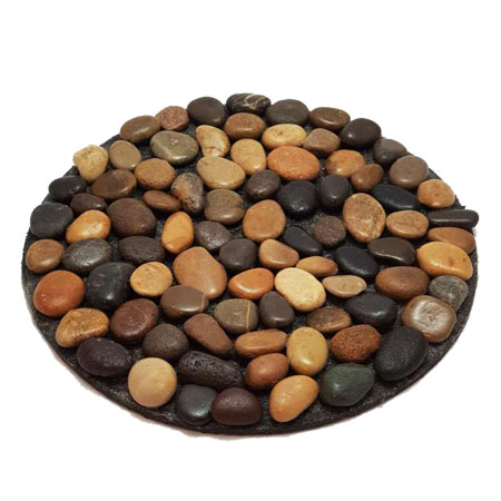 زیر قابلمه ای و زیر بشقابی سنگی مدل stone