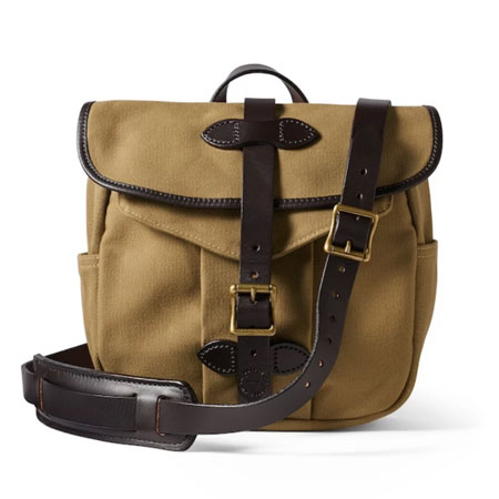 کیف رودوشی مردانه برزنت ایتالیایی و چرم طبیعی بوفالو مدل stone