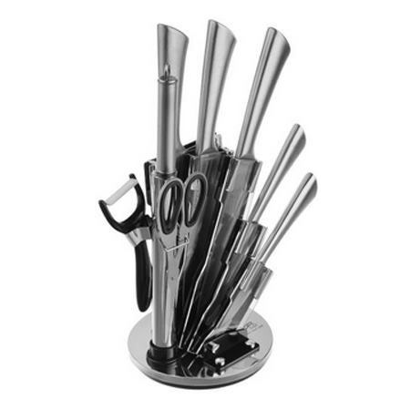 سرویس چاقو آشپزخانه استیل نه پارچه سوپر لایف