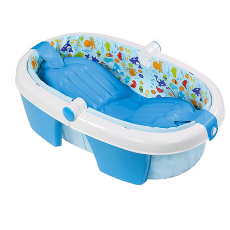 وان حمام نوزاد مدل تاشو سوان جنس پلاستیک فشرده